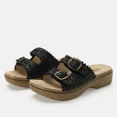 Alegria Women's Oona Casual Sandals In Fancy Black In Multi