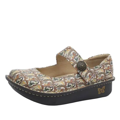 Alegria Women's Paloma I Love You Mucha Mary Jane Shoe Clog In Multi