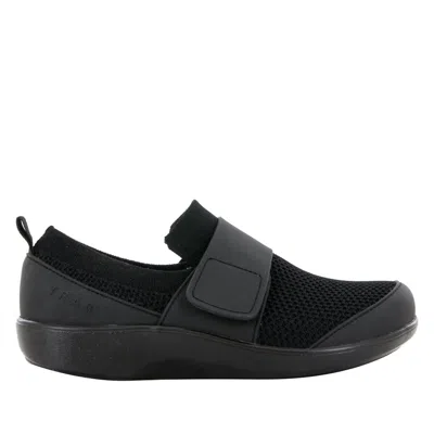 Alegria Women's Qwik Casual Slip On Sneakers In Black Out