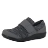 Alegria Women's Qwik Slip On Casual Sneaker In Charcoal