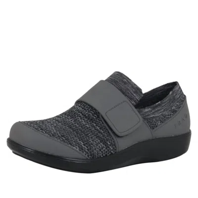 Alegria Women's Qwik Slip On Casual Sneaker In Charcoal