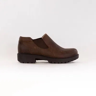 Alegria Women's Ramona Leather Ankle Boots In Oiled Brown