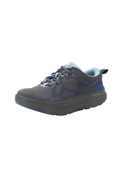 Alegria Women's Rok N Roll Athletic Walking Shoe In Blue Whisper In Multi