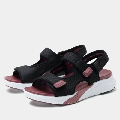 Alegria Women's Sandie Sandals In Poppy Pop In Black