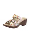 Alegria Women's Sierra Wedge Sandal In Prime Time In Multi