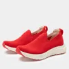 Alegria Women's Waze Ultra-lightweight Athletic Sneaker In Red In Red