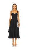 Alejandra Alonso Rojas Bustier Maxi Dress In 黑色