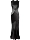 Alejandra Alonso Rojas Cut-out Gown Dress In Black