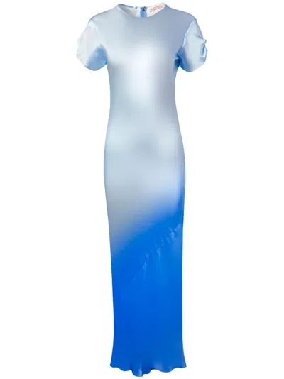 Alejandra Alonso Rojas Nausheen Maxi Dress In Blue