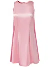 Alejandra Alonso Rojas Silk Dress In Pink