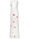 Alejandra Alonso Rojas Silk Dress In White