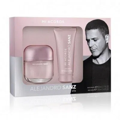 Alejandro Sanz Ladies Mi Acorde Gift Set Fragrances 8436581940787