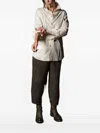 Aleksandr Manamïs Long-sleeve Button-fastening Shirt In Neutral
