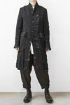 Aleksandr Manamïs Men's Slubby Pocket Coat In Black In Black