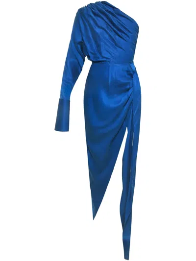 Aleksandre Akhalkatsishvili Asymmetric Dress In Blau