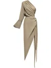 Aleksandre Akhalkatsishvili Asymmetric Dress In Grün