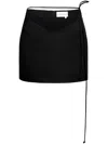 Aleksandre Akhalkatsishvili Cut-out Detailing Mini Skirt In Black