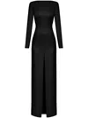 Aleksandre Akhalkatsishvili Cut-out Open-back Maxi Dress In Black
