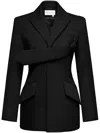 Aleksandre Akhalkatsishvili Fitted Jacket In 黑色