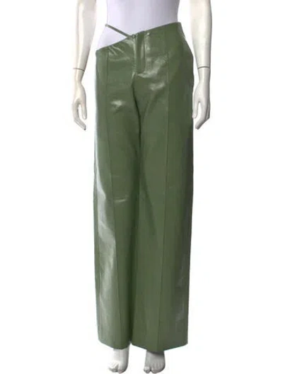 Pre-owned Aleksandre Akhalkatsishvili Straight Leg Pants In Black