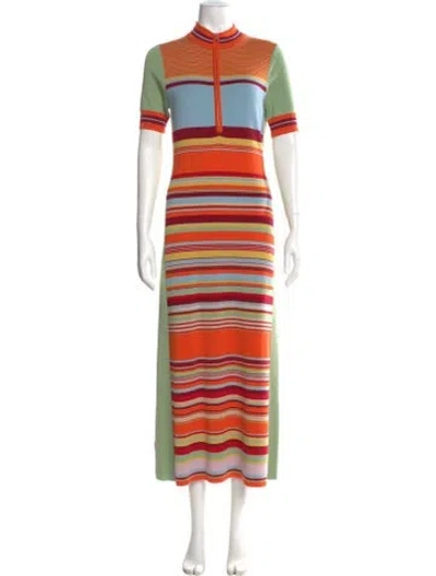 Pre-owned Alemais 2022 Long Dress In Orange