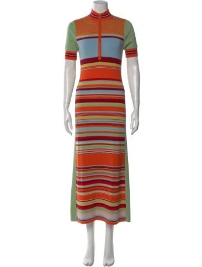 Pre-owned Alemais 2022 Long Dress In Orange