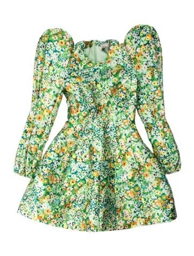 Pre-owned Alemais 2024 Mini Dress W/ Tags In Green