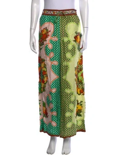 Pre-owned Alemais 2024 Wide Leg Pants In Green