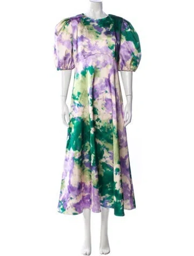 Pre-owned Alemais Alessandra Long Dress W/ Tags In Multi