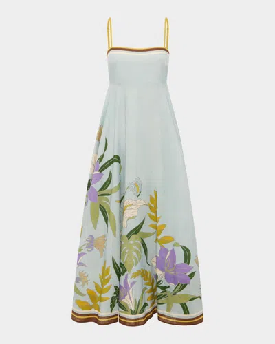 Alemais Alfie Linen Sleeveless A-line Sundress In Multi