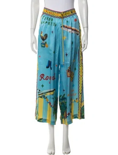 Pre-owned Alemais All Aboard Pants In Blue