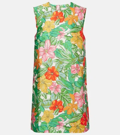 Alemais Amelia Floral Minidress In Multicoloured