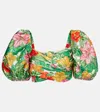 Alemais Amelia Printed Top In Multicoloured