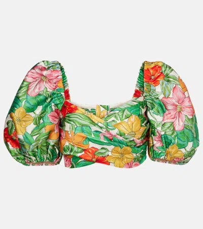 Alemais Amelia Printed Top In Multicoloured