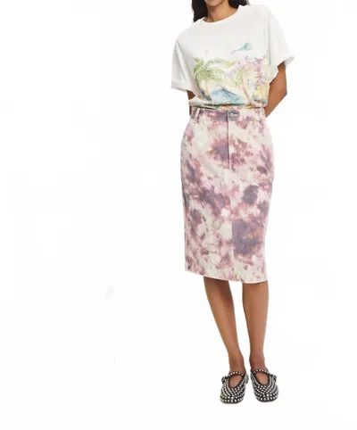 Alemais Anouk Scene Tee In Cream In White