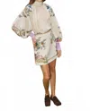 Alemais Antoinette Gathered Neckline Blouse In Cream In White