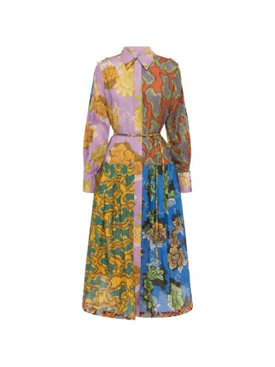 Alemais Arnie Shirt Dress In Pink