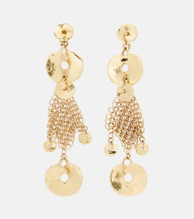 Alemais Alémais Atomic Drop Earrings In Gold