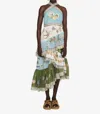 Alemais Bath House Midi Dress In Multi