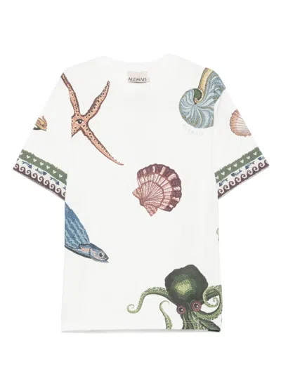 Alemais Bath House T-shirt In White