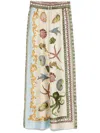 Alemais Bath House Silk Twill Wide-leg Pants In 中性色