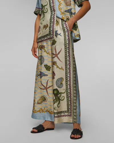 Alemais Bath House Trousers In Green