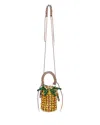 Alemais Beaded Pineapple Bucket Bag In Multi