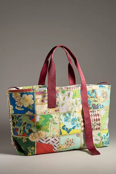 Alemais Bianca Beach Tote In Green