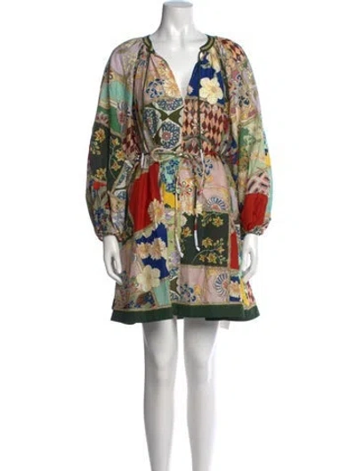 Pre-owned Alemais Bianca Mini Dress W/ Tags In Green