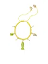 Alemais Tesori Macrame Fish Charm Bracelet In Gold