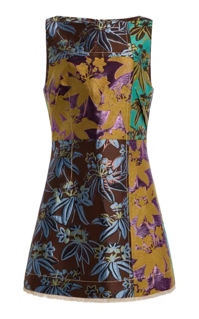 Alemais Alémais Bodie Jacquard Mini Dress In Multi