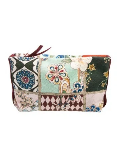 Pre-owned Alemais Canvas Minaudière In Neutral