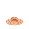 Alemais Flame Hat In Orange/neutrals
