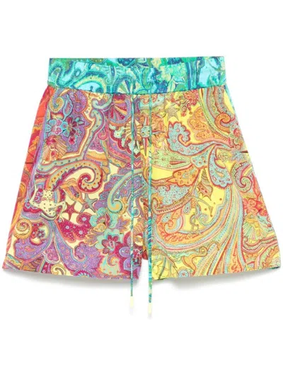 Alemais Ceto Spliced Shorts